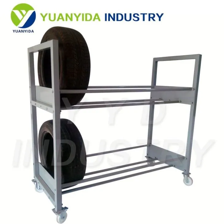 Tire Storage Mobile Rack
